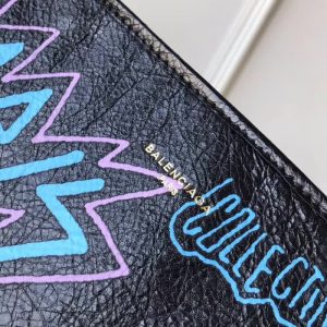 Balenciaga GRAFFITI BAZAR Clutch bag - Image 9