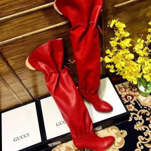 Gucci Leather over-the-knee boots - Image 5