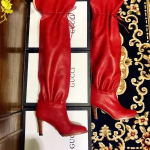 Gucci Leather over-the-knee boots - Image 4