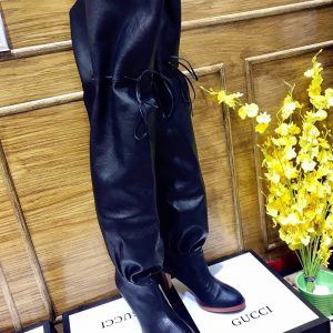 Gucci Leather over-the-knee boots - Image 6