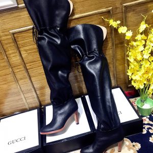 Gucci Leather over-the-knee boots - Image 4