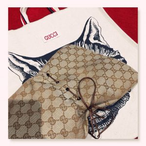 Gucci canvas over-the-knee boots - Image 4