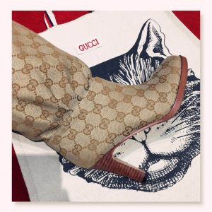 Gucci canvas over-the-knee boots - Image 3