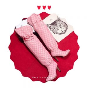 Gucci canvas over-the-knee boots - Image 6