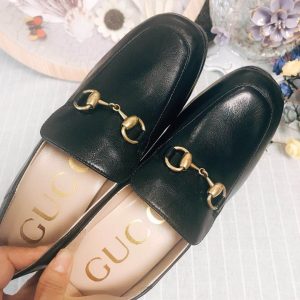 Gucci Jordaan Leather Loafers - Image 5