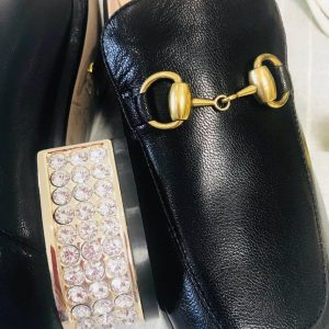 Gucci Jordaan Leather Loafers - Image 4