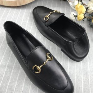 Gucci Leather Horsebit Loafers - Image 6
