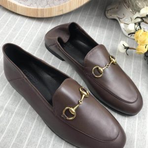Gucci Leather Horsebit Loafers - Image 9