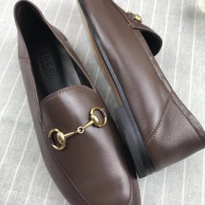 Gucci Leather Horsebit Loafers - Image 6