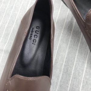 Gucci Leather Horsebit Loafers - Image 4