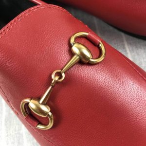 Gucci Leather Horsebit Loafers - Image 5