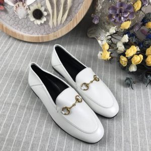 Gucci Leather Horsebit Loafers - Image 9