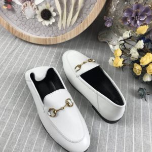 Gucci Leather Horsebit Loafers - Image 8