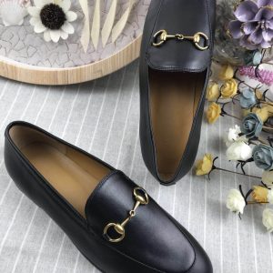 Gucci Jordaan Leather Loafers - Image 7
