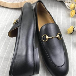 Gucci Jordaan Leather Loafers - Image 6