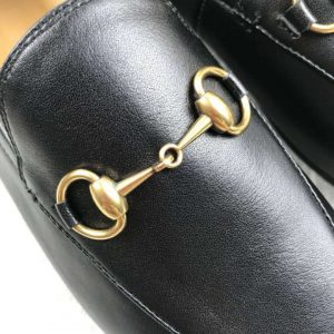 Gucci Jordaan Leather Loafers - Image 5