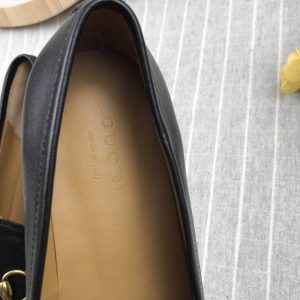 Gucci Jordaan Leather Loafers - Image 4