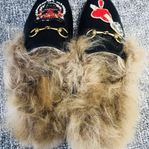 Gucci Princetown Leather Slippers - Image 6