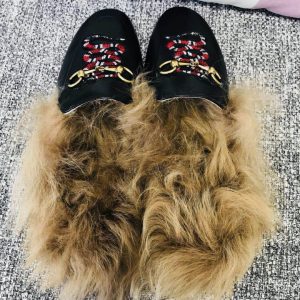 Gucci Princetown Leather Slippers - Image 6