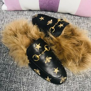 Gucci Princetown Leather Slippers - Image 8