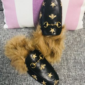 Gucci Princetown Leather Slippers - Image 7