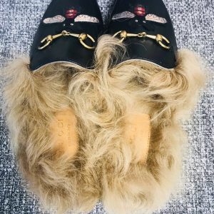 Gucci Princetown Leather Slippers - Image 5