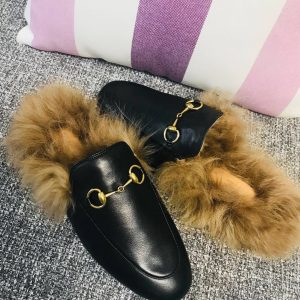 Gucci Princetown Leather Slippers - Image 8