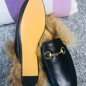 Gucci Princetown Leather Slippers - Image 3