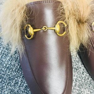 Gucci Princetown Leather Slippers - Image 4