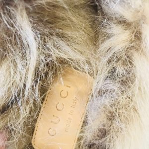 Gucci Princetown Velvet Slippers - Image 3