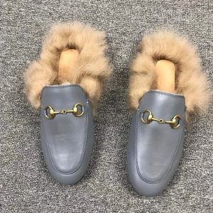 Gucci Princetown Leather Slippers - Image 4