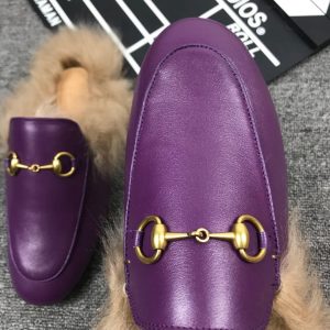 Gucci Princetown Leather Slippers - Image 8