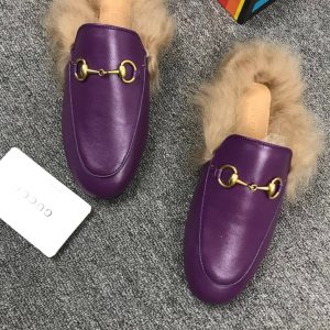 Gucci Princetown Leather Slippers - Image 4