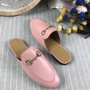 Gucci Princetown Leather Slippers - Image 8