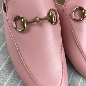 Gucci Princetown Leather Slippers - Image 5