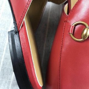 Gucci Princetown Leather Slippers - Image 3