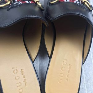 Gucci Princetown Leather Slippers - Image 5
