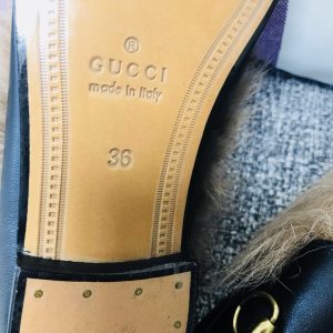 Gucci Princetown Leather Slippers - Image 3