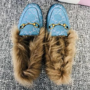 Gucci Princetown Velvet Slippers - Image 7
