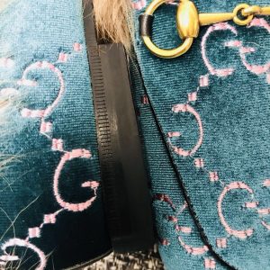 Gucci Princetown Velvet Slippers - Image 5