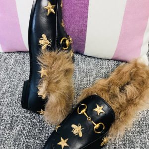 Gucci Princetown Leather Slippers - Image 8