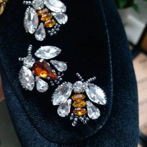 Gucci Jordaan Velvet Loafers - Image 5