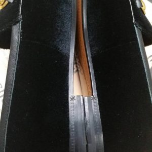 Gucci Jordaan Velvet Loafers - Image 4