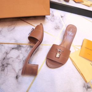 LOUIS VUITTON Lock Sandals - Image 7
