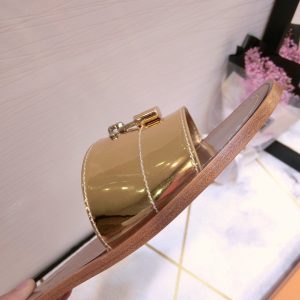 LOUIS VUITTON Lock Slippers - Image 5