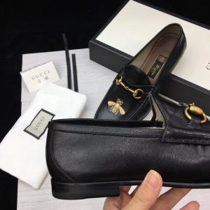 Gucci Jordaan Leather Loafers - Image 5