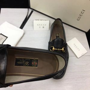 Gucci Jordaan Leather Loafers - Image 4