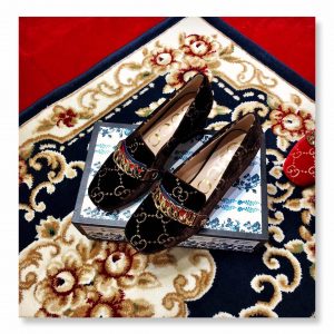 Gucci Velvet Pumps Heel:4.5cm - Image 9