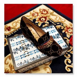 Gucci Velvet Pumps Heel:4.5cm - Image 7