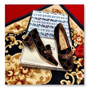 Gucci Velvet Pumps Heel:4.5cm - Image 5